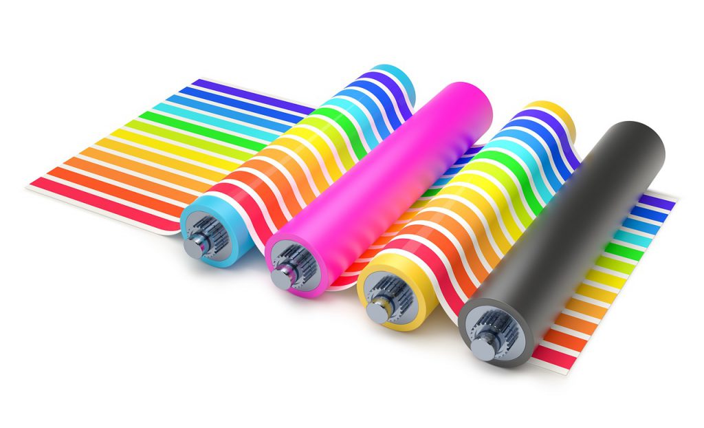 printer rollen kleur